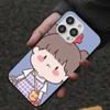 Cute Cartoon Girl Phone Case For Iphone 7 8 Plus X Xr Xs 11 12 13 Se2020 Mini Mobile Iphones 14 Pro Max Case