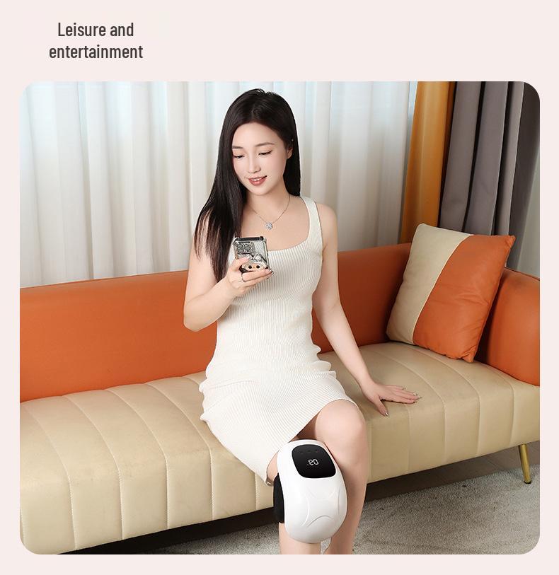 Cross-Border Heated Knee Massager with Red Light Vibration for Cold Legs