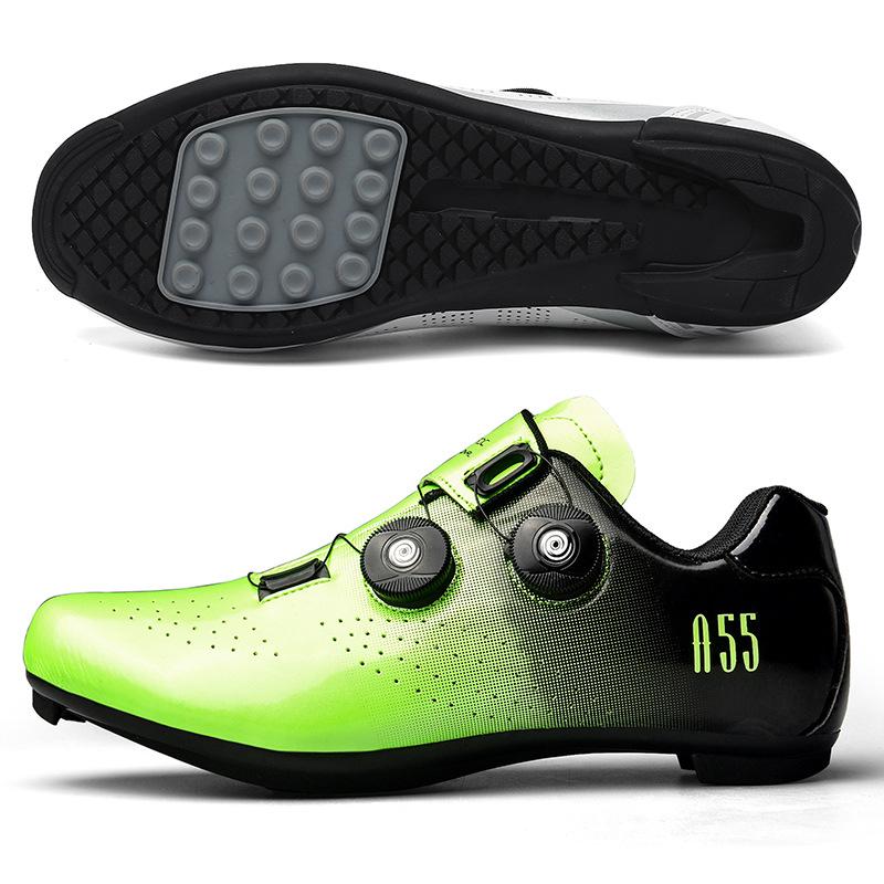 New large size outdoor unlocked cycling shoes road bike lock shoes men's and women's breathable mountain bike shoes help