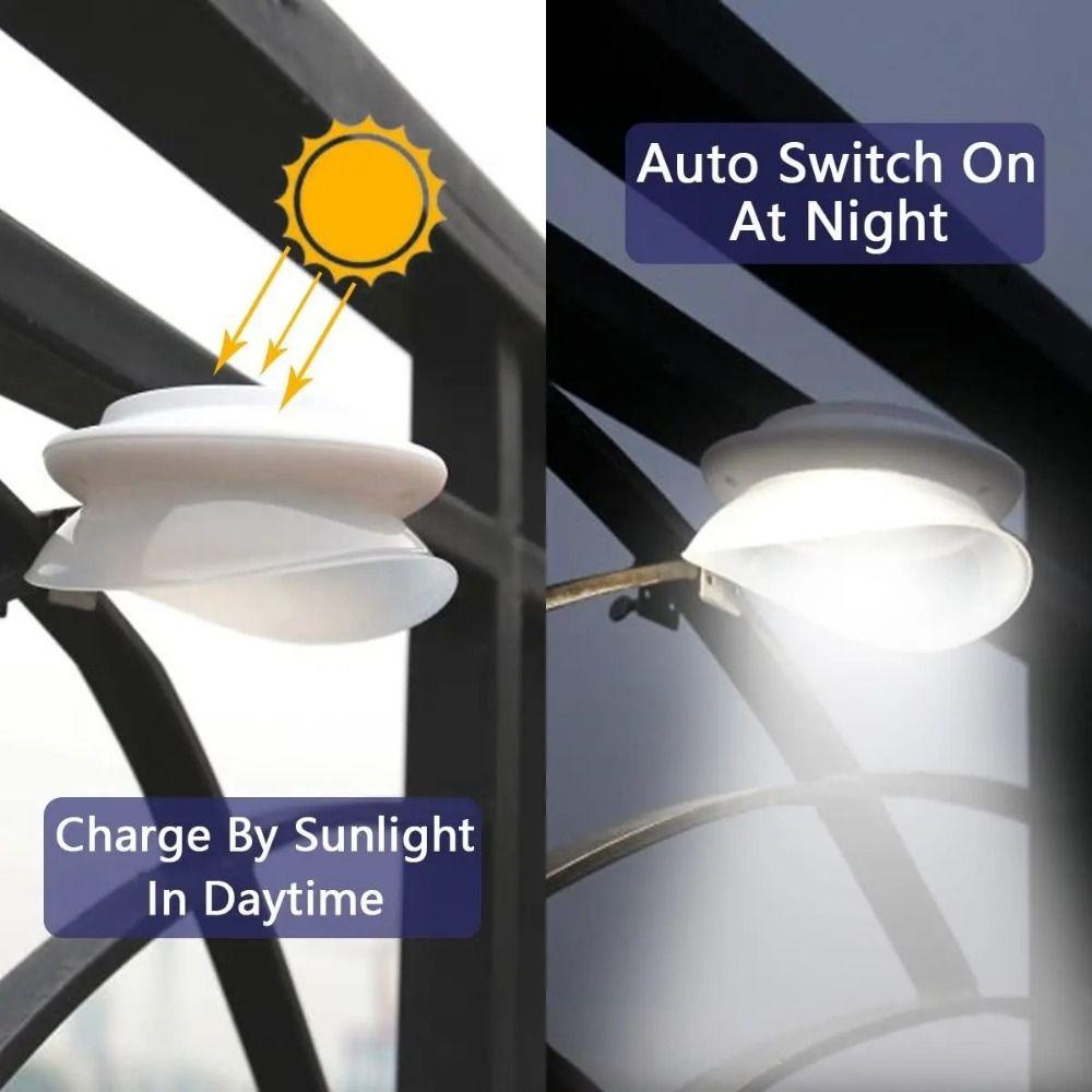 Energy Saving Solar Fence Lights Super Bright LED Wall Light  Stairs Corridor Lighting