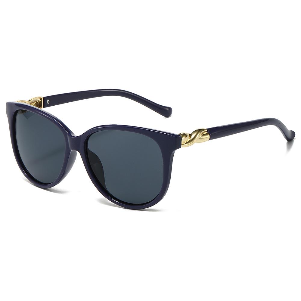 New Stylish Retro Large-Frame Women's Sunglasses - Versatile and Trendy for Outdoor Street Style