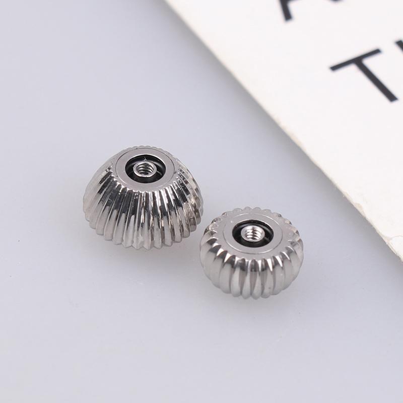 Silver Watch Crown Stainless Steel Different Size For St3600/St3621 Eta 6497 6498 Watches Manual Movement Accessory Part