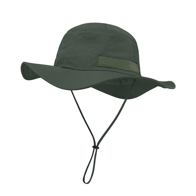 Summer Sun Protection Hat UV Protection Sun Hat Ultra Lightweight Men's Bucket Hat Webbing Adjustment Fishing Hat