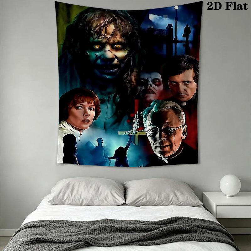 Horror Movie Characters Tapestry Tapestry Background Cloth Fashion Print Homestay Soft Decoration Tapestry Background Wall Hanging Cloth