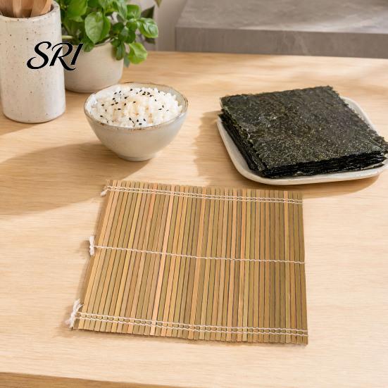 Tappetino per Arrotolare Sushi in Bambù, Strumento per Fare Sushi con Alghe Nori Fatto in Casa per Casa E Ristorante