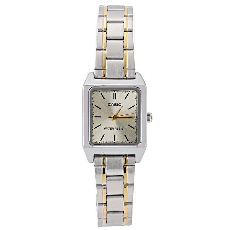 Used [New] [1 year warranty] Casio watch ladies CASIO STANDARD gold silver LTP-V007SG-9E CASIO