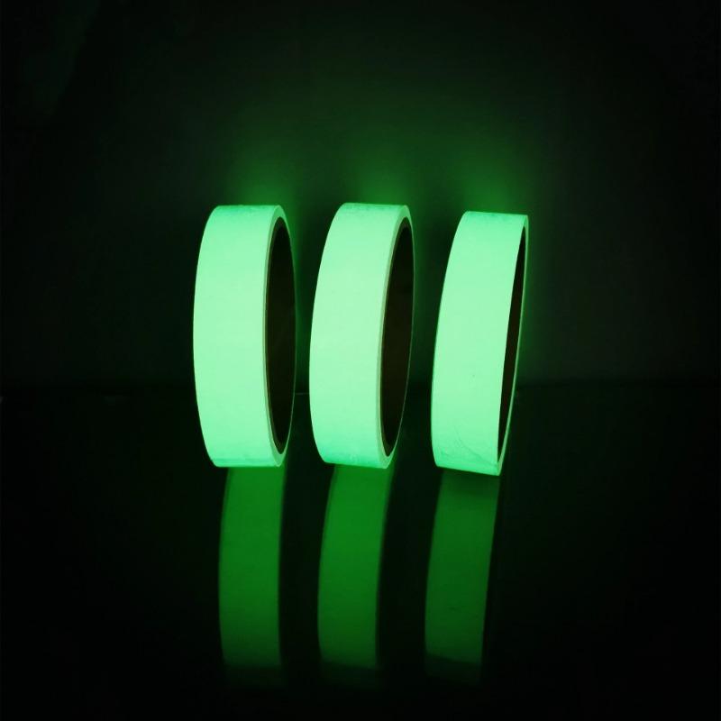 Luminous Tape Luminous Tape Green Warning Ground Light Storage Stair Anti Slip Sticker Reflective Fluorescent Tape