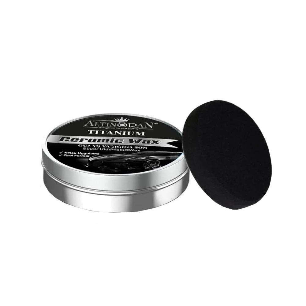 Black Solid Crystal Car Wax High-Gloss Car Scratch Repair Vehicles Polishing Accessories