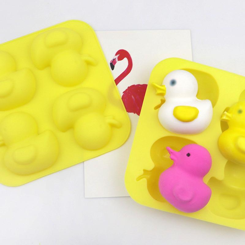 Ente Backen Silikonform Tierform Seifenherstellung Zubehör Keks Gelee Schokoladenform Für Kuchen Dekoration Küche Gebäck Werkzeug