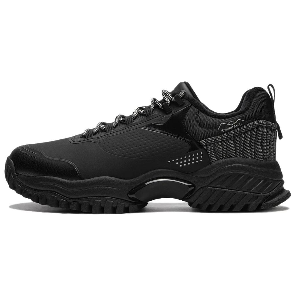 New LiNing Abrasion Resistant Thermal Low Top Casual Shoes Men's Black AGLU247-1