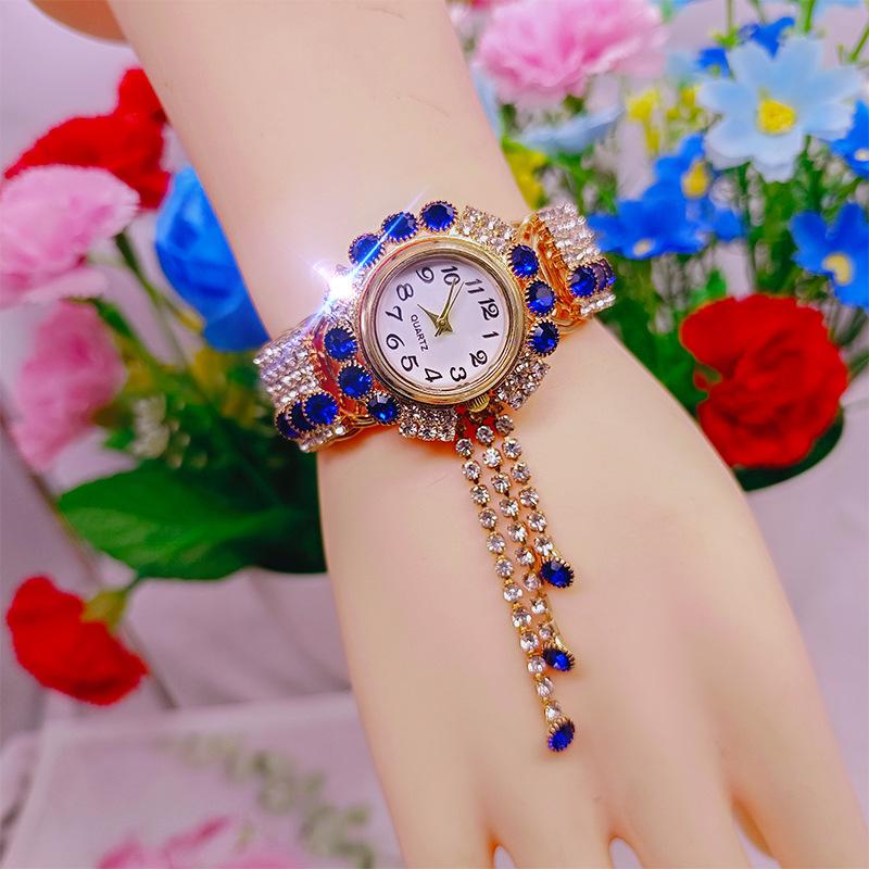 Diamond Women's Watch Full Diamond Watch Korean Alloy Bracelet