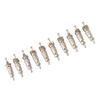 100PCS High Pressure Valve Stem Core Aluminum Alloy Copper Car Air Conditioner Valve Core for R12 Series