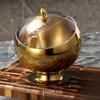 Stainless Steel Condiment Bowl with Airtight Lid Slanted Design Spice Container for Kitchen Restaurant Home Use