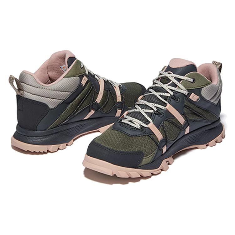Timberland Garrison Trail Non-Slip Breathable Low-Top Outdoor Sports Running Shoes Women Sneakers Dark-Green A2FQ4A58