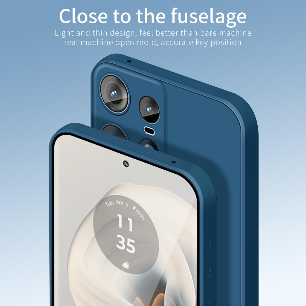 PINWUYO JK Touching Series For Motorola Edge 50 Pro 5G Case TPU Phone Cover Fiber Lining Drop Protection