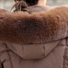 Fashion Female Warm Coat Winter Long Parkas Hooded Faux Fur Collar Loose Thick Women's Jackets