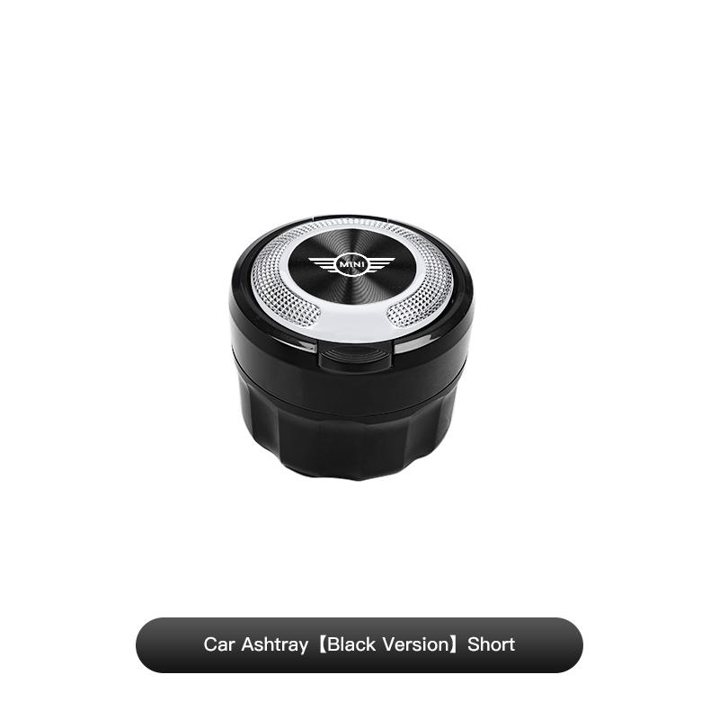 QXV2 Scatola portaoggetti posacenere per interni auto con coperchio ad apertura a un clic per Mini Cooper JCW Works R56 R50 F54 F55 F56 F57 F60 R52 R53 R55