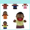 African Family Plush Toy Hand Puppet For Creative Roleplaying
