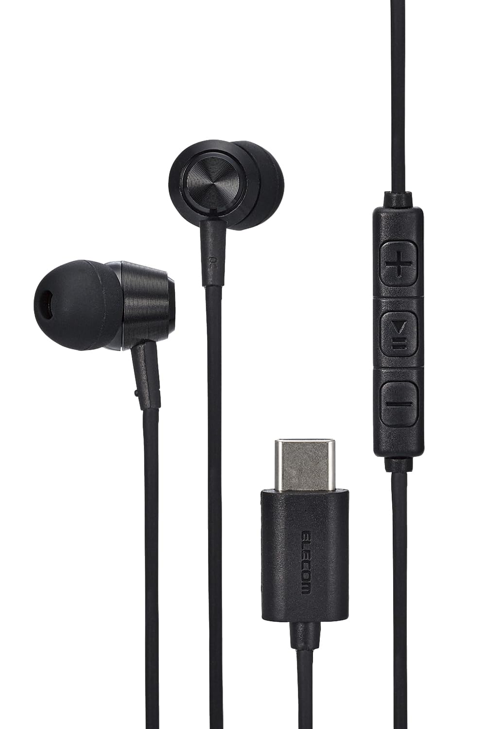 

ELECOM EHP-DF11CMBK Type-C Earphones with Mic