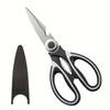 Multifunctional Kitchen Scissors Household Kill Fish Cut Vegetables Roast Broiler Bone Scissors Stainless Steel Scissors Set