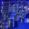 White Crystal Cylinder Pendant Beads for DIY Bracelet Crafting