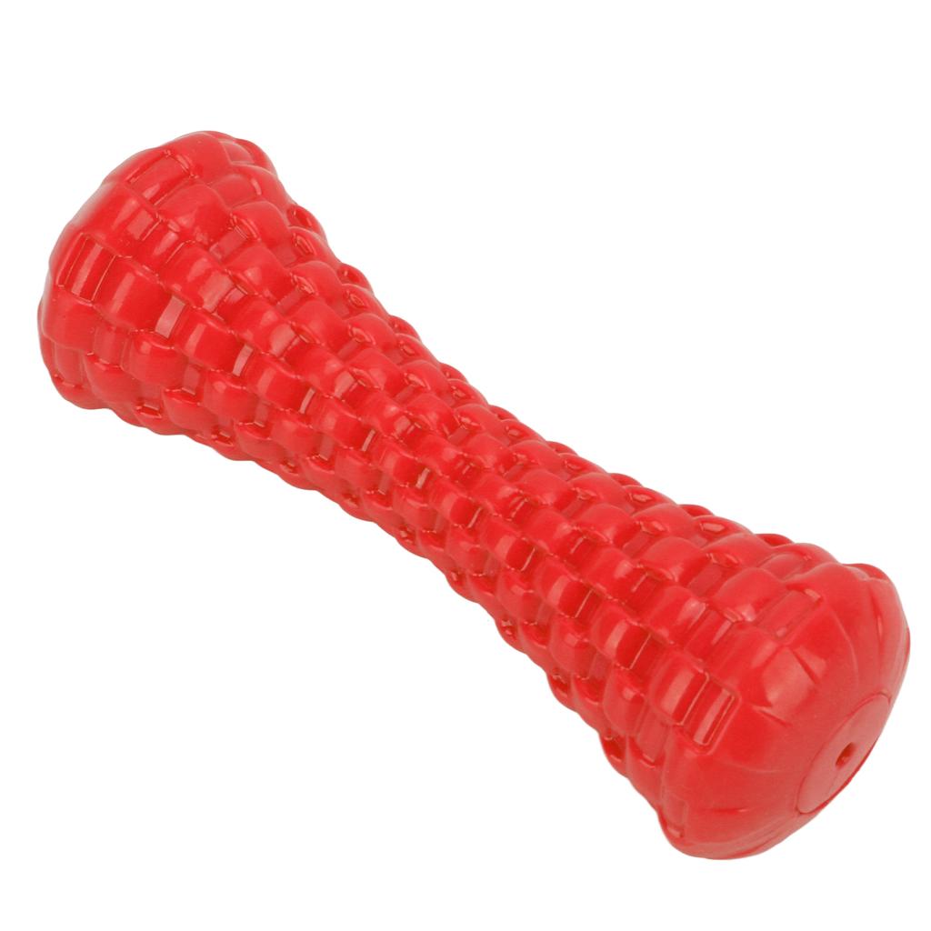 Dog Squeaky Toy Indestructible TPR Teeth Cleaning Dog Chewing Toy for Medium Large BreedRed