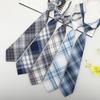 Jk Small Tie Female College Style Lazy Japanese Plaid Uniform Shirt Tie Student Ins Men'S And Women'S Short Styles Free Of Charge
