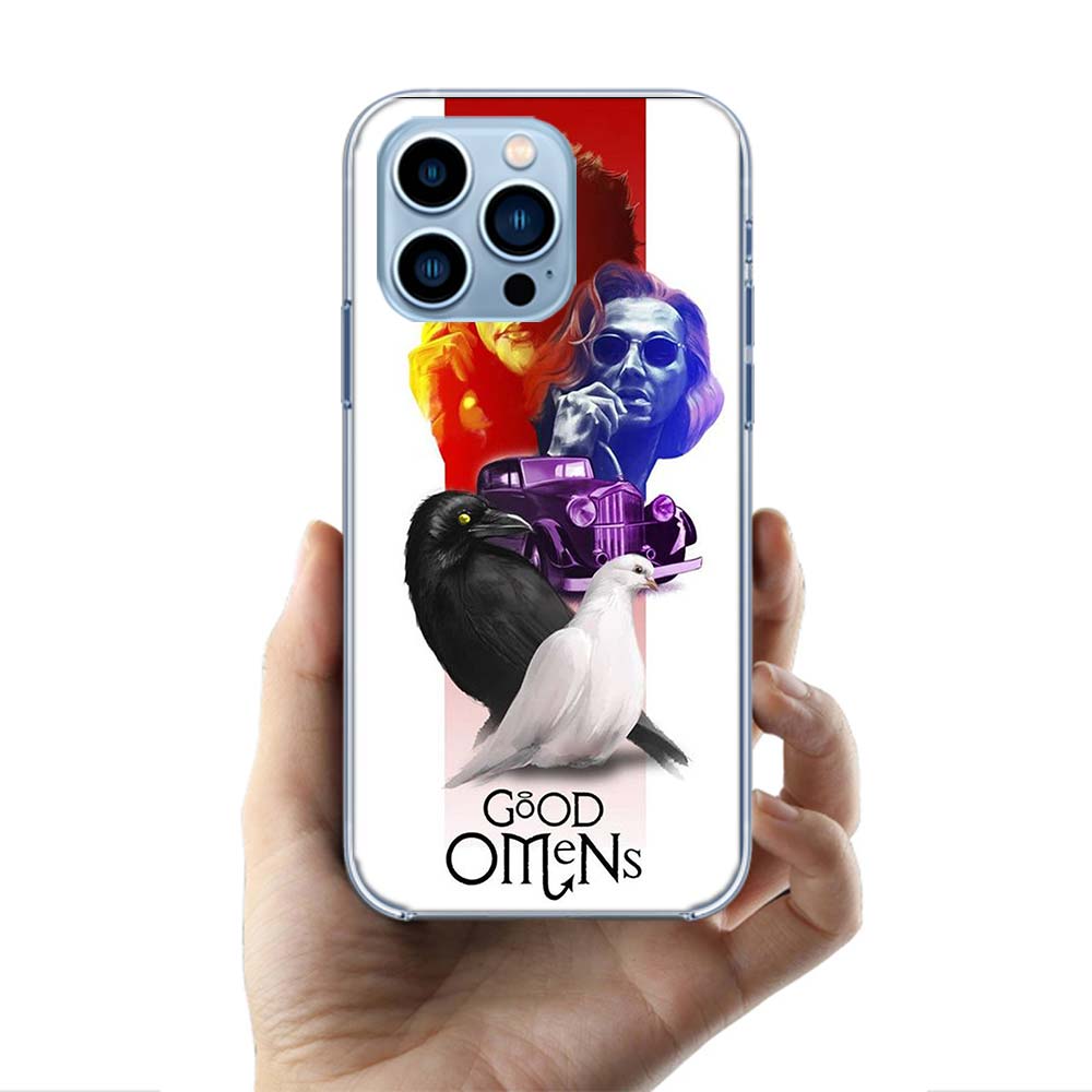 Good Omens TV Cases Phone Case For Iphone 17E 16E 17 Air 16 Pro Max 15 Pro 14 Plus 11 13 12 Mini Cover Cases Compatible with Sui