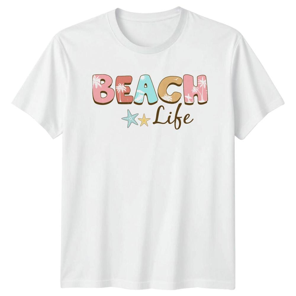 Beach Life Graphic TShirt Summer Vacation Travel Trip Tee S