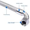 BWO 304 Stainless Steel 90° Elbow Industrial Corrugated Hose