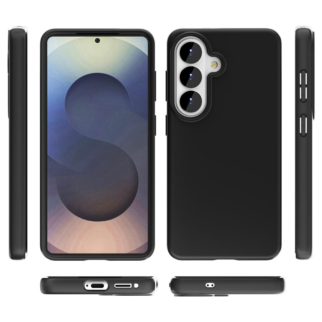 The new Samsung S26Plus magnetic mobile phone case is suitable for thickened Terminator transparent glitter MagSafe anti-drop case.