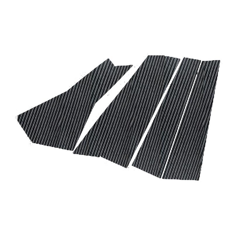 6pcs Mirror Effect Car Door Middle Column Window Center BC Pillar Post Cover Fit for Honda BR-V DG3 2022-2024