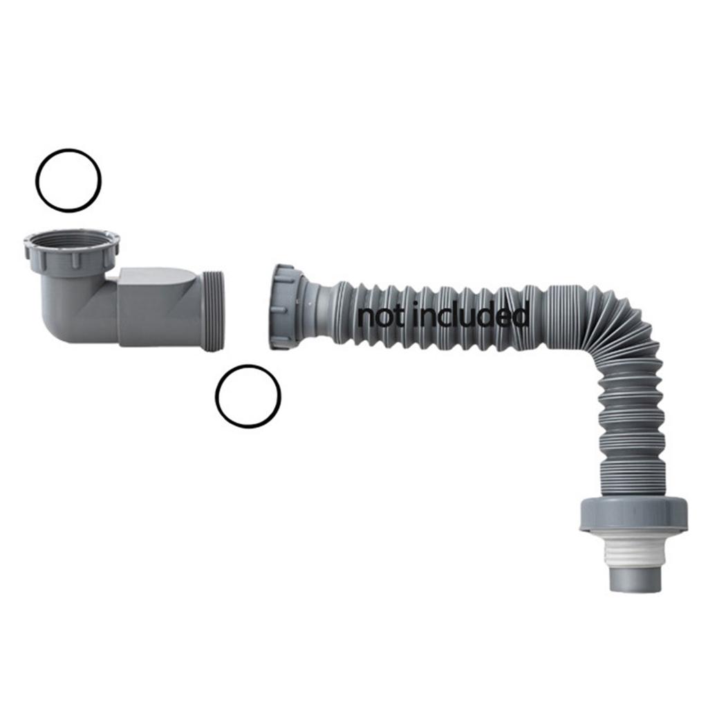 Kitchen Sink Sewer Branch Connection Kitchen Sewer Branch Joint Easy Installation Secure Connection Sink Sewer Branch