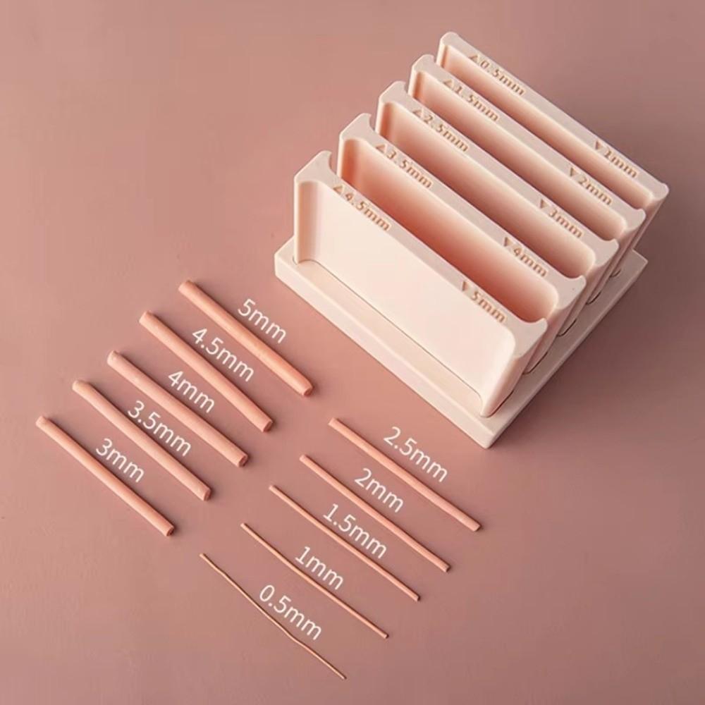 0.5-5mm Clay Strip Rolling Mold Multi Thickness Lightweight Polymer Clay Tool Easy Operation DIY Hand Rolling