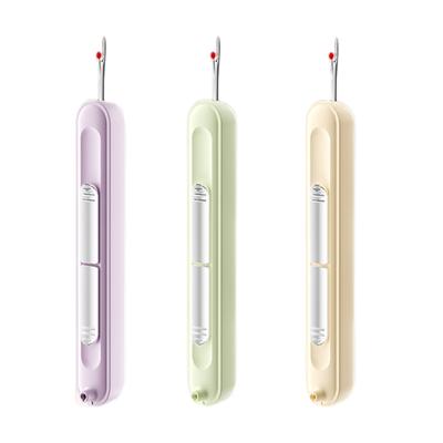 3 Pcs 2-in-1 Needle Threader Seam Ripper Stretchable Remover Tool Thread Remover for Craft Sewings Thread Removing