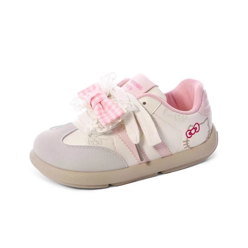 Embroidery German training shoes women's 2025 new Korean niche chic versatile board shoes ultra-light casual sports white shoes women