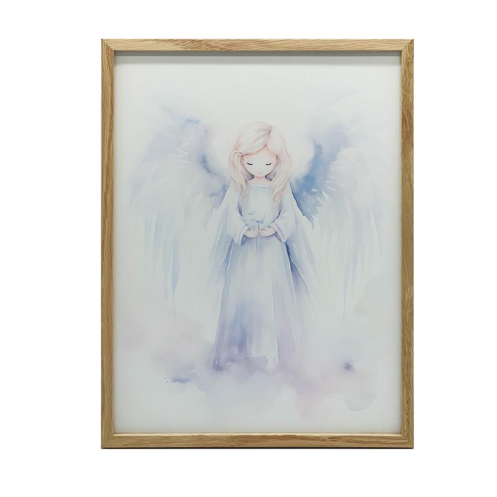 Radość Anioła Radość Anioła, 30X40 Cm, Rama Drewniana Ciemny Brąz, Papier Matowy 230 Gsm