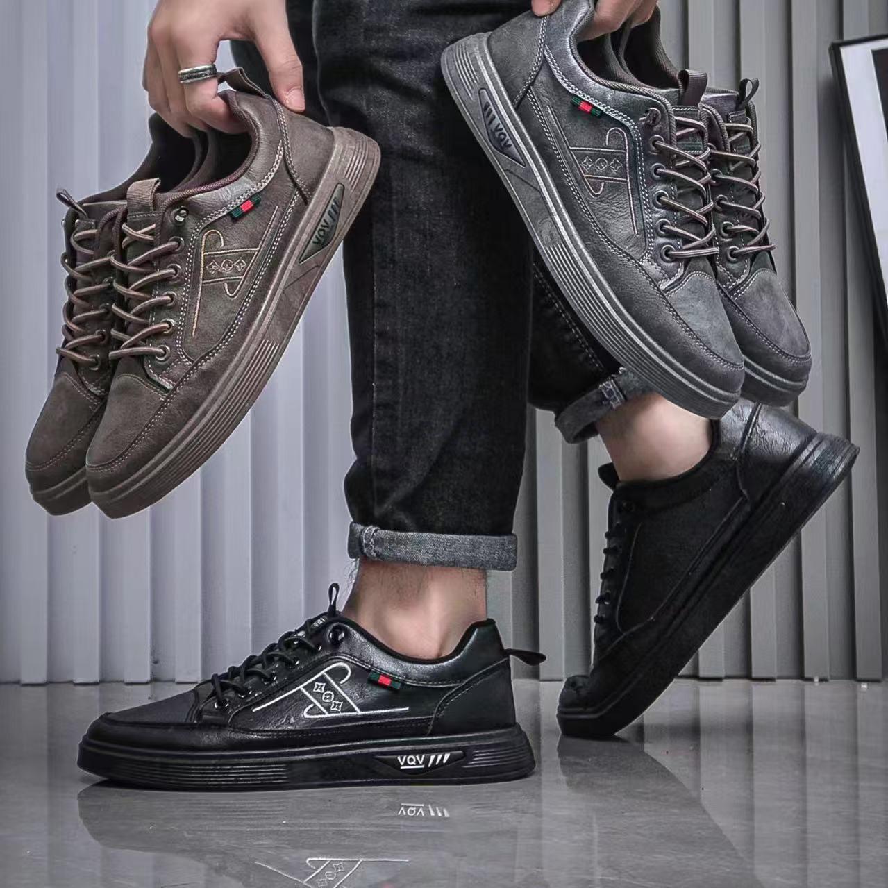 

2025 new men s shoes new casual versatile sports leisure, board shoes popular trendy shoes NT8827 44 серый