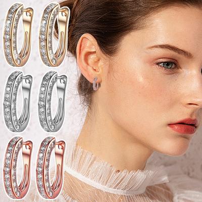 Boucles d'oreilles pour femmes Bijoux Boucles d'oreilles Boucles d'oreilles pour femmes Bijoux Boucles d'oreilles Mode Bijoux d'ambiance Avec Boucles d'oreilles en diamant