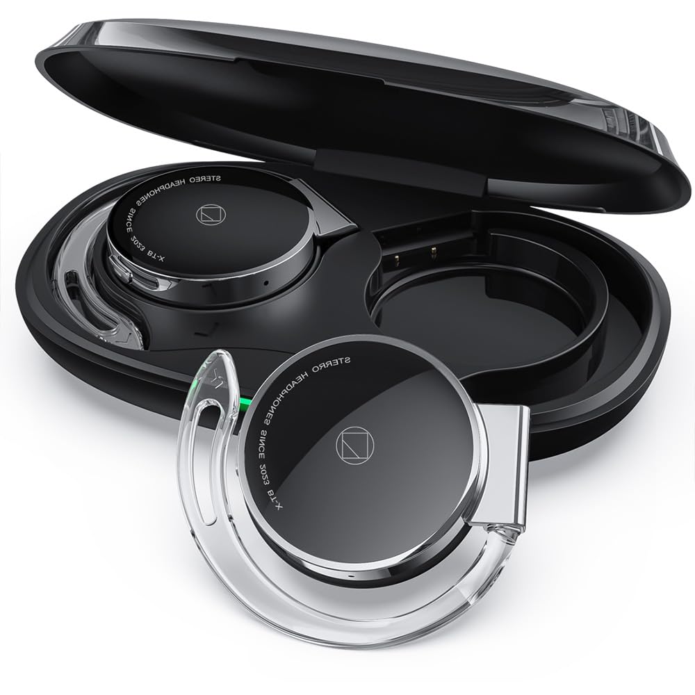Wireless Earphones, Ear-Hook, Clip-on Headphones, Bluetooth 5.3 Wireless Earphones for Sports, Ear-Hook, Pain-Free Wearing, Ear-Hook, Bluetooth