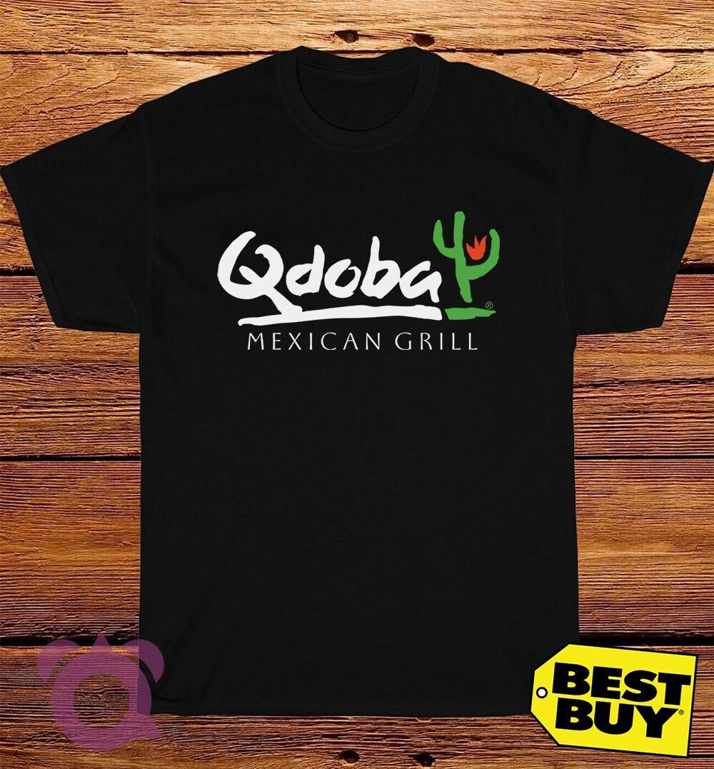 New Qdoba Mexican Grill Logo American Funny T-Shirt Made In USA Size S to 5XL XXXL