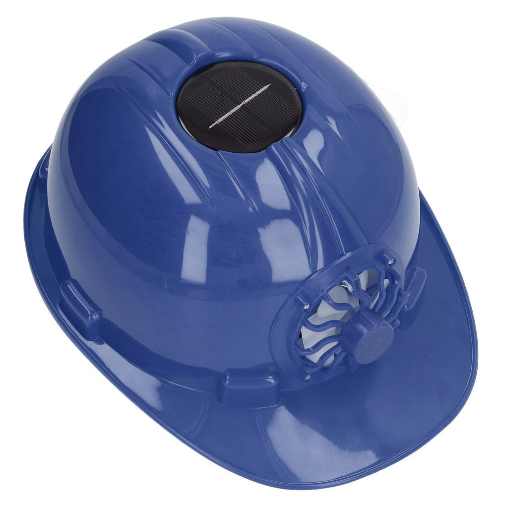 Hard Hat with Solar Fan Plastic Ventilated Safety Helmet Breathable Hard Cap with Removable Lining