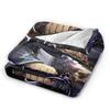 Vintage Solos Levelings  Anime  Coral Fleece Plush Throw Blanket  Blankets for Bed Bedroom Warm Plush Thin Quilt,