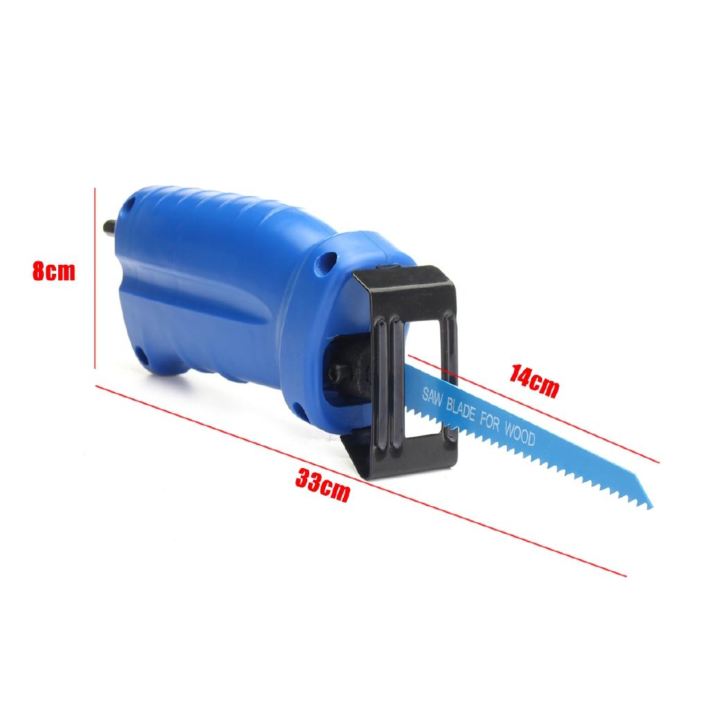 1Pcs Reciprocating Saw Attachment Convert Adapter For Cordless Electric Power Drill Wood Metal Cutting Trimming Tool