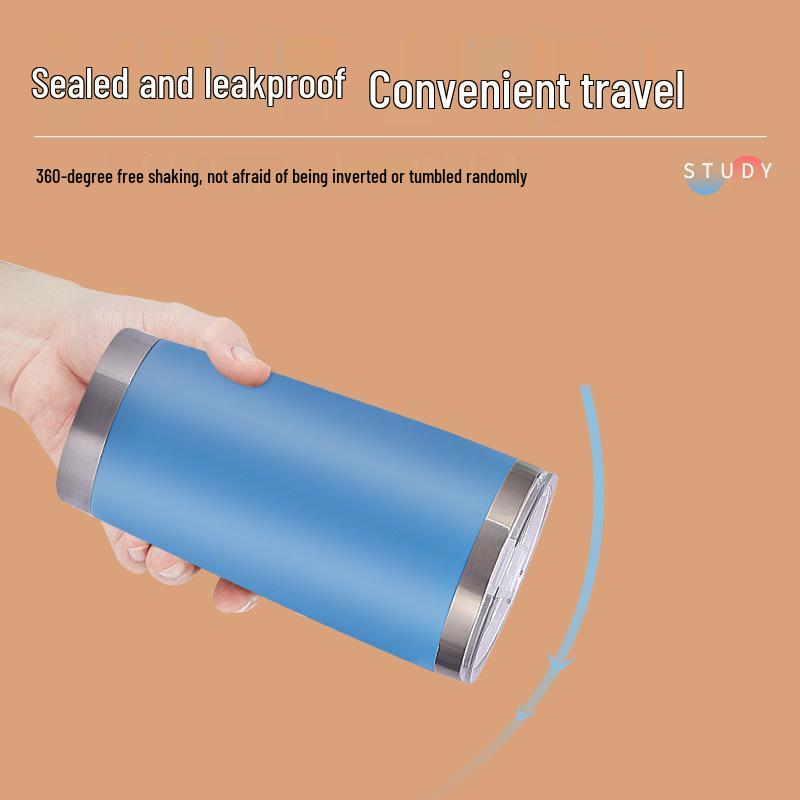 Tazza da Birra in Acciaio Inossidabile Rivestita a Polvere da 20oz a Doppia Parete con Isolamento Sottovuoto