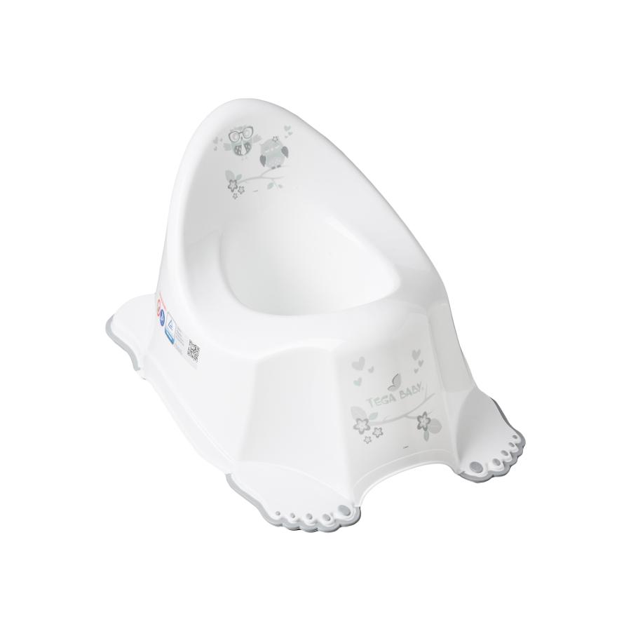 TEGA PO-047-103 Anti-slip potty with music box OWL white