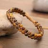 Handmade Opal Beaded Bracelet, Elastic Stretch Rope Natural Gemstone Bead Bangle Jewelry