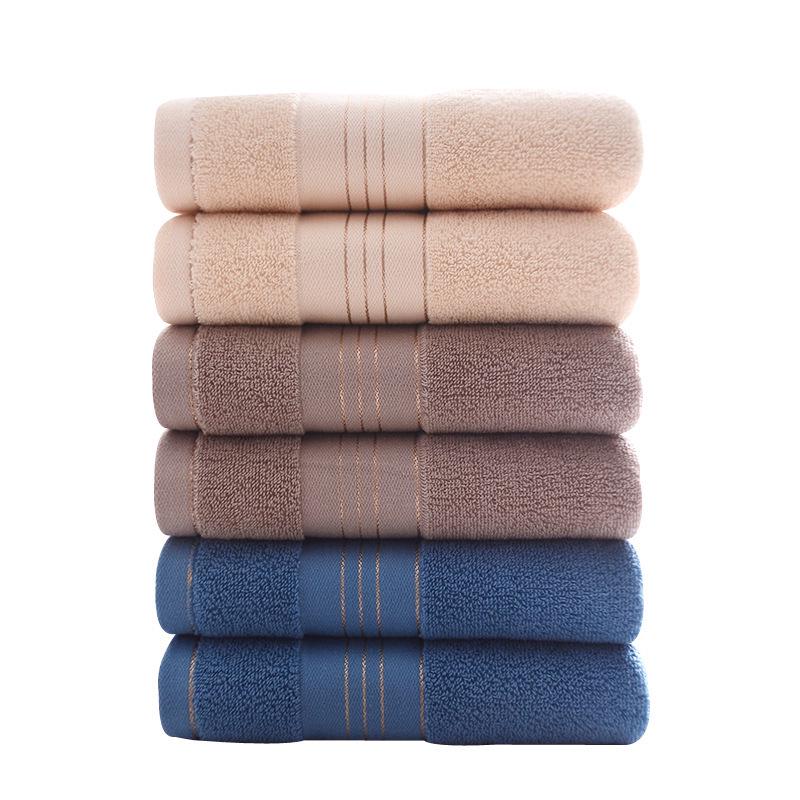 Thick Pure Cotton Face Towel - Soft, Absorbent for Men & Women