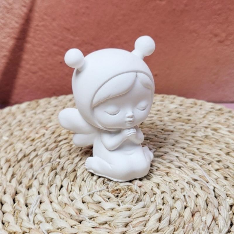 Candy Elf Mould Handmade Silicone Molds Plasters Molds Ornament Molds Castings Molds Lovely Girl Molds Craft Supplies