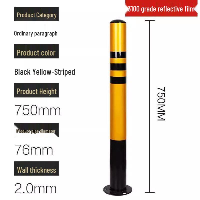 Thickened Steel Guardrail Posts & Anti-Collision Bollards - Road Barriers & Lane Dividers